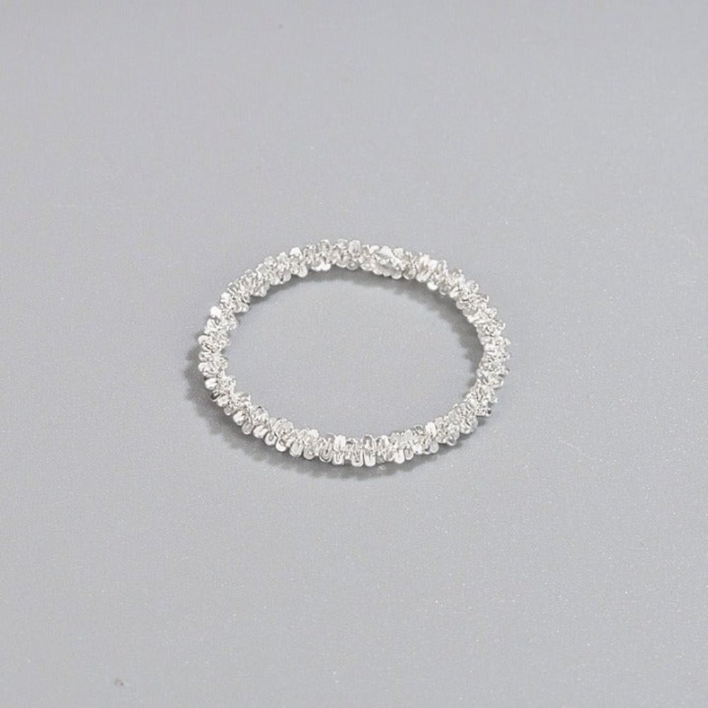 Flexible/stretch Sparkling Stone ring